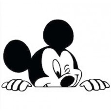 Adesivo in vinile per auto, motivo: Topolino Adesivo in vinile per auto, motivo: Topolino