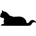 Adesivo per finestrino per Camper Van, motivo: gatto seduto, confezione da 2 decalcomanie Adesivo per finestrino per Camper Van, motivo: gatto seduto, confezione da 2 decalcomanie