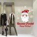 NT0190 Adesivi Murali - Babbo Natale sulla Neve - Vetrofanie natalizie - 60x75 cm - bianco e rosso - Decorazioni vetrine per Natale, stickers, adesivi NT0190 Adesivi Murali - Babbo Natale sulla Neve - Vetrofanie natalizie - 60x75 cm - bianco e rosso - Decorazioni vetrine per Natale, stickers, adesivi