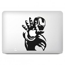 Sticker adesivo prespaziato "Iron Man Apple Power" Vinyl Decal per tutti i modelli Apple MacBook Sticker adesivo prespaziato "Iron Man Apple Power" Vinyl Decal per tutti i modelli Apple MacBook
