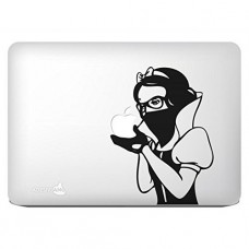 Adesivo "Biancaneve Toxic" monocolore per tutti i modelli Mac Book Apple