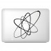 Adesivo "Apple Solar System" monocolore per tutti i modelli Mac Book Apple Adesivo "Apple Solar System" monocolore per tutti i modelli Mac Book Apple