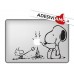 Adesivo "Snoopy marshmallows" monocolore per tutti i modelli Mac Book Apple Adesivo "Snoopy marshmallows" monocolore per tutti i modelli Mac Book Apple