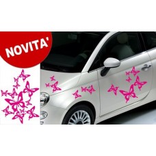 Adesivi Creativi - Tuning per Auto e Moto Farfalle - Dimensioni - 30 X 35 cm | adesivi Tuning per Auto e Moto