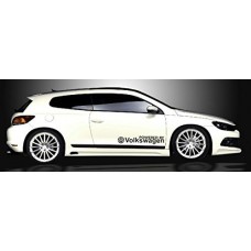 Set di 2 adesivo VW Volkswagen Powered By Seitendekor, 60 x 10 cm, logo, per lunotto, per Polo Passat Scirocco Golf GTI Beetle Phaeton Tuareg Set di 2 adesivo VW Volkswagen Powered By Seitendekor, 60 x 10 cm, logo, per lunotto, per Polo Passat Scirocco Golf GTI Beetle Phaeton Tuareg