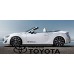 2 x batterie Toyota adesiva Deca Aufkleberl 60 cm x 9,6 Die Cut Sport Auto Car Racing Aygo Yaris Verso Auris, Corolla, Prius Avensis, Supra GT86 RAV4