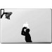 Vati fogli smontabili Basketball Vota decalcomania del vinile autoadesivo della pelle Art nero per Apple Macbook Pro Air Mac 13 "15" pollici / 13 Unibody 15 "Laptop Inch