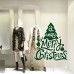 NT0304 Adesivi Murali Vetrofania natalizia "A Very Merry Christmas" - Misure 105x120 cm - verde scuro - Vetrine negozi per Natale, stickers, adesivi NT0304 Adesivi Murali Vetrofania natalizia "A Very Merry Christmas" - Misure 105x120 cm - verde scuro - Vetrine negozi per Natale, stickers, adesivi