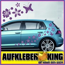 Stickers Hibiscus "Fiori e farfalle Set 75 pezzi" adesivo NB-0169-IT porpora Stickers Hibiscus "Fiori e farfalle Set 75 pezzi" adesivo NB-0169-IT porpora