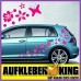 Stickers Hibiscus "Fiori e farfalle Set 75 pezzi" adesivo NB-0169-IT rosa scuro Stickers Hibiscus "Fiori e farfalle Set 75 pezzi" adesivo NB-0169-IT rosa scuro