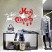 NT0333 Adesivi Murali - Merry Christmas con pendenti - Vetrofanie natalizie - Misure 110x60 cm - bianco e rosso - Vetrine negozi per Natale, stickers, adesivi NT0333 Adesivi Murali - Merry Christmas con pendenti - Vetrofanie natalizie - Misure 110x60 cm - bianco e rosso - Vetrine negozi per Natale, stickers, adesivi