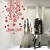 NT0337 Adesivi Murali - Pendenti natalizi - Vetrofanie natalizie - Misure 90x130 cm - rosso - Vetrine negozi per Natale, stickers, adesivi NT0337 Adesivi Murali - Pendenti natalizi - Vetrofanie natalizie - Misure 90x130 cm - rosso - Vetrine negozi per Natale, stickers, adesivi