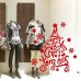 NT0344 Adesivi Murali - Merry Christmas con palline - Vetrofanie natalizie - Misure 90x100 cm - rosso - Vetrine negozi per Natale, stickers, adesivi NT0344 Adesivi Murali - Merry Christmas con palline - Vetrofanie natalizie - Misure 90x100 cm - rosso - Vetrine negozi per Natale, stickers, adesivi