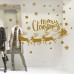 NT0349 Adesivi Murali - Slitta con tre renne - Vetrofanie natalizie - Misure 120x60 cm - oro - Vetrine negozi per Natale, stickers, adesivi NT0349 Adesivi Murali - Slitta con tre renne - Vetrofanie natalizie - Misure 120x60 cm - oro - Vetrine negozi per Natale, stickers, adesivi
