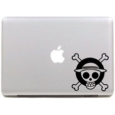 Vati fogli smontabili pezzo creativo Skull Logo One Piece Decal Sticker Art nero per Apple Macbook Pro Air Mac 13 "15" pollici / Unibody 13 "15" Laptop Inch Vati fogli smontabili pezzo creativo Skull Logo One Piece Decal Sticker Art nero per Apple Macbook Pro Air Mac 13 "15" pollici / Unibody 13 "15" Laptop Inch