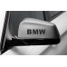4 decalcomanie adesive per specchietti laterali, carrozzeria auto, cerchi in lega, con scritta "BMW"