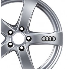Vkstickers - Adesivi per cerchioni in lega Audi TT A3 A4 A5 A6 S-line Quattro, 6 pezzi Vkstickers - Adesivi per cerchioni in lega Audi TT A3 A4 A5 A6 S-line Quattro, 6 pezzi