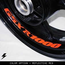 Suzuki GSXR 1000 moto cerchio interno adesivo in vinile GB