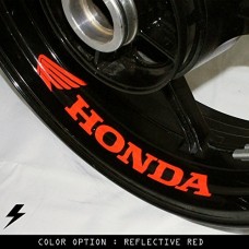 Honda moto cerchio interno adesivo in vinile GW Honda moto cerchio interno adesivo in vinile GW