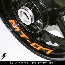 Yamaha MT07 moto cerchio interno adesivo in vinile GL