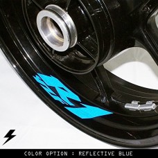 Yamaha R1 moto cerchio interno adesivo in vinile GW
