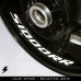 BMW S1000RR v2 moto cerchio interno adesivo in vinile GO