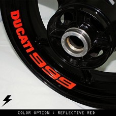 Ducati 999 moto cerchio interno adesivo in vinile GR Ducati 999 moto cerchio interno adesivo in vinile GR