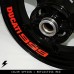 Ducati 999 moto cerchio interno adesivo in vinile GW Ducati 999 moto cerchio interno adesivo in vinile GW