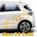 75."ibisco fiore hibisco flores mariposa ,yellow 10-12 cmSticker auto-adesivo , finestre, sticker porta,bagno, cucina,motocicletta,Tiling, Tuning Sticker,Adesivo Murale,Auto 75."ibisco fiore hibisco flores mariposa ,yellow 10-12 cmSticker auto-adesivo , finestre, sticker porta,bagno, cucina,motocicletta,Tiling, Tuning Sticker,Adesivo Murale,Auto