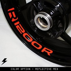 BMW R1200R moto cerchio interno adesivo in vinile GB