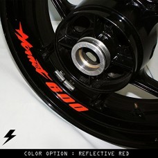 Honda Hornet 600 moto cerchio interno adesivo in vinile GY Honda Hornet 600 moto cerchio interno adesivo in vinile GY