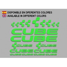 PEGATINAS CUBE F177 VINILO ADESIVI DECAL AUFKLEBER MTB STICKERS BIKE VERDE PEGATINAS CUBE F177 VINILO ADESIVI DECAL AUFKLEBER MTB STICKERS BIKE VERDE