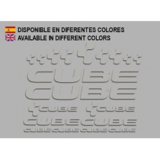 PEGATINAS CUBE F177 VINILO ADESIVI DECAL AUFKLEBER MTB STICKERS BIKE PLATA PEGATINAS CUBE F177 VINILO ADESIVI DECAL AUFKLEBER MTB STICKERS BIKE PLATA