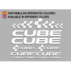 PEGATINAS CUBE F177 VINILO ADESIVI DECAL AUFKLEBER MTB STICKERS BIKE BLANCO PEGATINAS CUBE F177 VINILO ADESIVI DECAL AUFKLEBER MTB STICKERS BIKE BLANCO