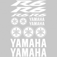 Adesivi Stickers Yamaha R6 Ref: 155-MOTO bianco Adesivi Stickers Yamaha R6 Ref: 155-MOTO bianco