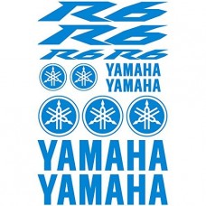 Adesivi Stickers Yamaha R6 Ref: 155-MOTO azzurro cielo Adesivi Stickers Yamaha R6 Ref: 155-MOTO azzurro cielo