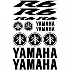 Adesivi Stickers Yamaha R6 Ref: 155-MOTO nero Adesivi Stickers Yamaha R6 Ref: 155-MOTO nero