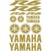 Adesivi Stickers Yamaha R6 Ref: 155-MOTO oro