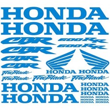 Adesivo adesivi HONDA CBR 600RR Ref: moto-039 azzurro Adesivo adesivi HONDA CBR 600RR Ref: moto-039 azzurro