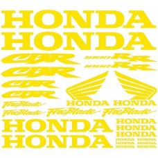 Adesivi Stickers Honda cbr 1000rr Ref: MOTO-038 giallo Adesivi Stickers Honda cbr 1000rr Ref: MOTO-038 giallo