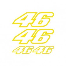Autoadesivo Kit adesivi 46 SPON 009-Ref: giallo Autoadesivo Kit adesivi 46 SPON 009-Ref: giallo
