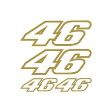 Autoadesivo Kit adesivi 46 SPON 009-Ref: oro Autoadesivo Kit adesivi 46 SPON 009-Ref: oro