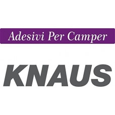 2 ADESIVI - LOGO PER CAMPER KNAUS - PREZZO PIù BASSO SU EBAY