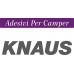 2 ADESIVI - LOGO PER CAMPER KNAUS - PREZZO PIù BASSO SU EBAY