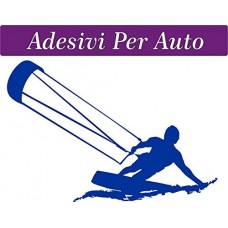 1 ADESIVO PER AUTO - 10x15 centimetri - KITE - KITESUR - KITESURFING - NOVITà!! auto moto camper - accessori surf windsurf kite kitesurfer, stickers, decal