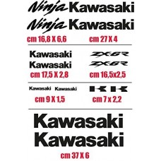 KIT ADESIVI KAWASAKI NINJA - COLORE NERO