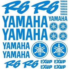 Adesivi Stickers Ref: MOTO Yamaha R6-166 azzurro cielo Adesivi Stickers Ref: MOTO Yamaha R6-166 azzurro cielo