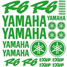 Adesivi Stickers Ref: MOTO Yamaha R6-166 verde chiaro Adesivi Stickers Ref: MOTO Yamaha R6-166 verde chiaro