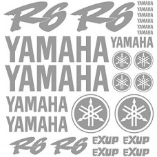 Adesivi Stickers Ref: MOTO Yamaha R6-166 grigio Adesivi Stickers Ref: MOTO Yamaha R6-166 grigio