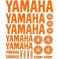 Adesivo Yamaha Rif: moto-167 Orange flash